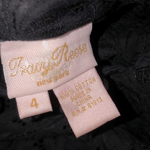 Tracy Reese New York size 4 black lacey boho top - Picture 8 of 10